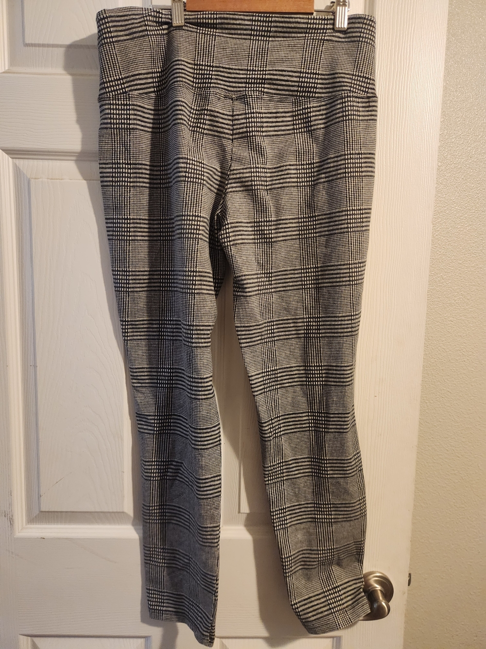Natural Reflections Black and White Plaid Dress Pants